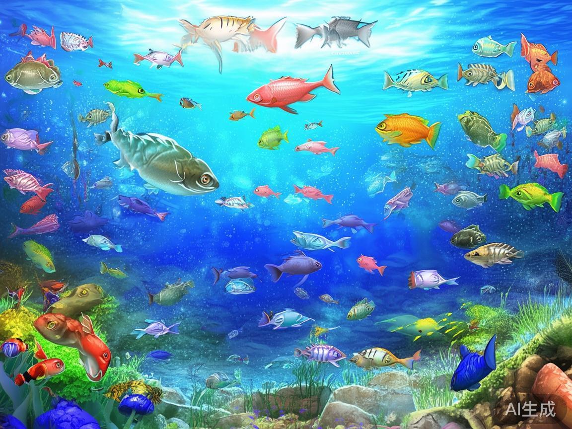 AG捕鱼集高清画面、丰富的游戏场景和多样化的捕鱼方